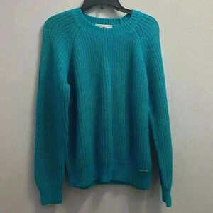 MICHAEL, MICHAEL KORS TEAL BLUE SWEATER